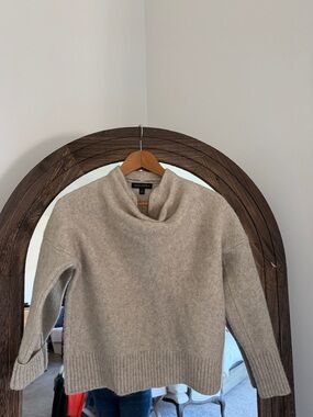 Banana Republic Beige Cowl Neck Sweater